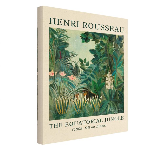 Obrazy na ścianę Henri Rousseau - Dżungla na równiku - edycja muzealna