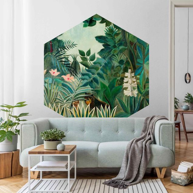 Tapety na ściany Henri Rousseau - Dżungla na równiku