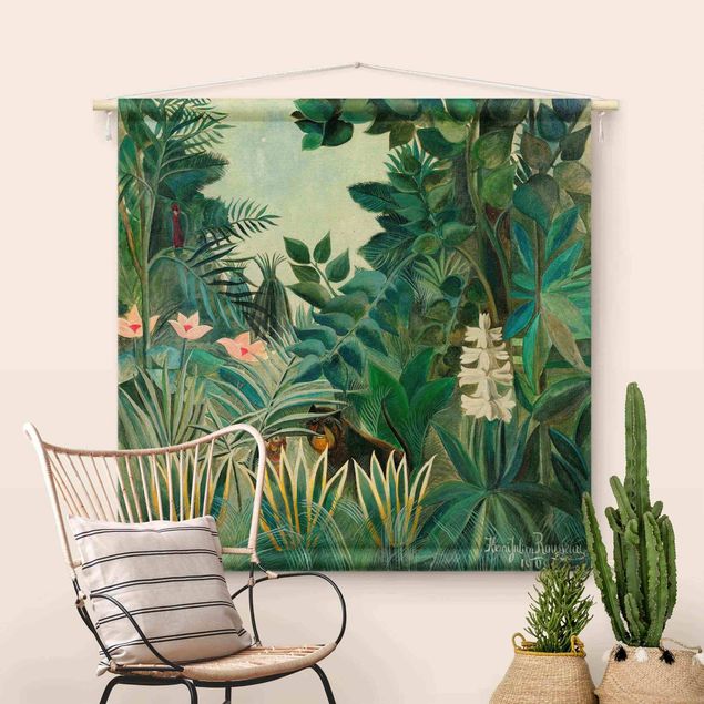 Nowoczesne obrazy do salonu Henri Rousseau - The Equatorial Jungle
