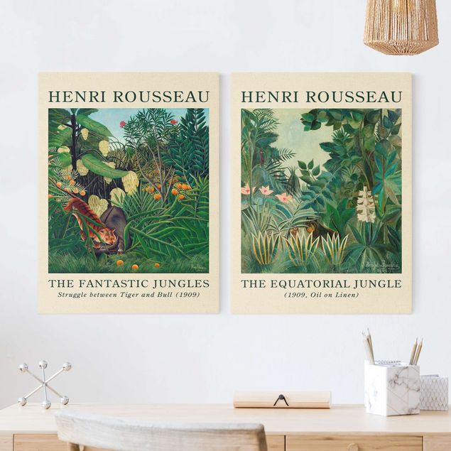 Obrazy do salonu nowoczesne Henri Rousseau - Museum Edition Dżungla na równiku