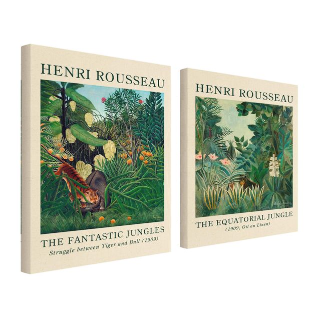 Obraz z tygrysem Henri Rousseau - Museum Edition Dżungla na równiku