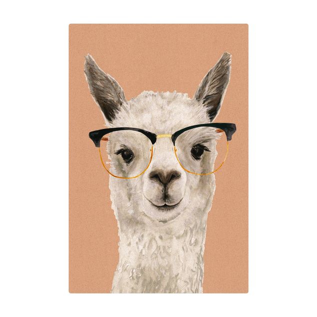 Mata korkowa - Hippy Llama w okularach I