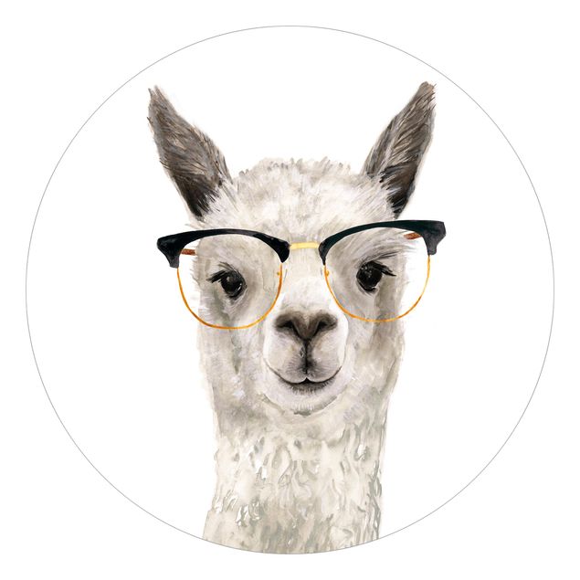Tapety ze zwierzętami Hippy Llama w okularach I