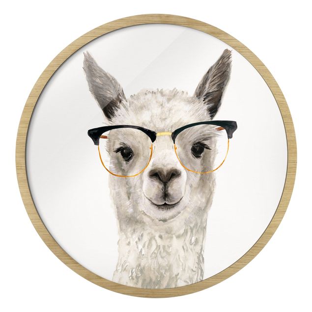 Nowoczesne obrazy Hip Lama With Glasses I