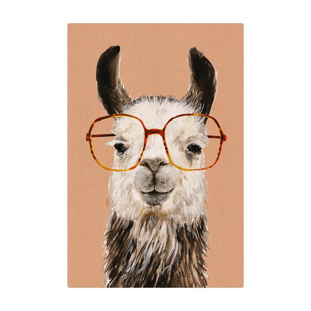 Mata korkowa - Hippy Llama w okularach IV