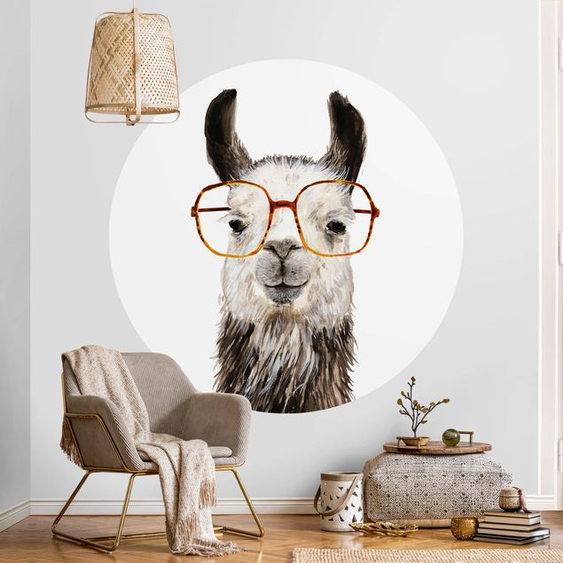 Dekoracja do kuchni Hippy Llama w okularach IV