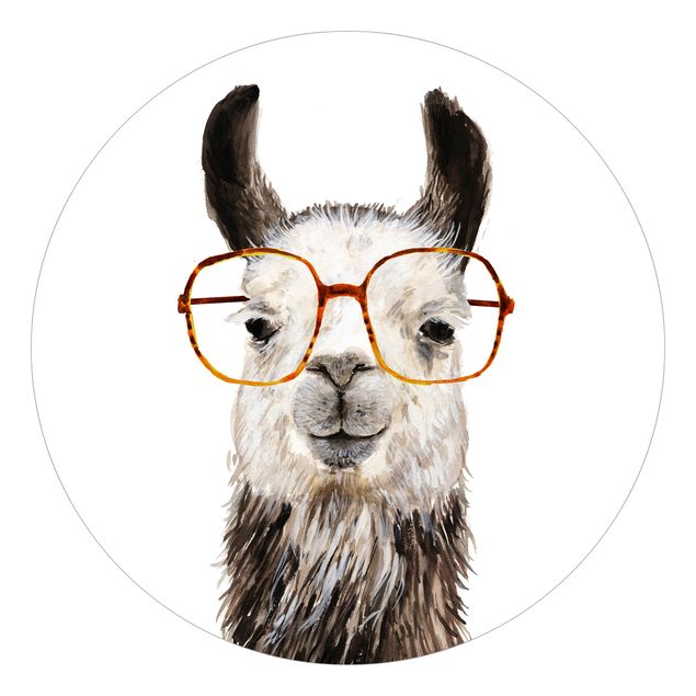 Tapety zwierzęta Hippy Llama w okularach IV