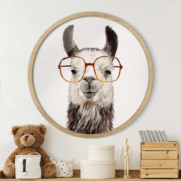 Pokój niemowlęcy Hip Lama With Glasses IV