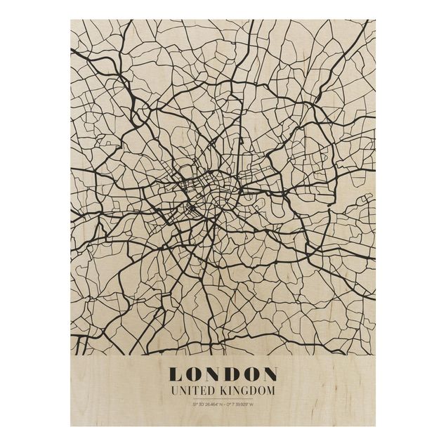 Obrazy na ścianę City Map London - Klasyczna