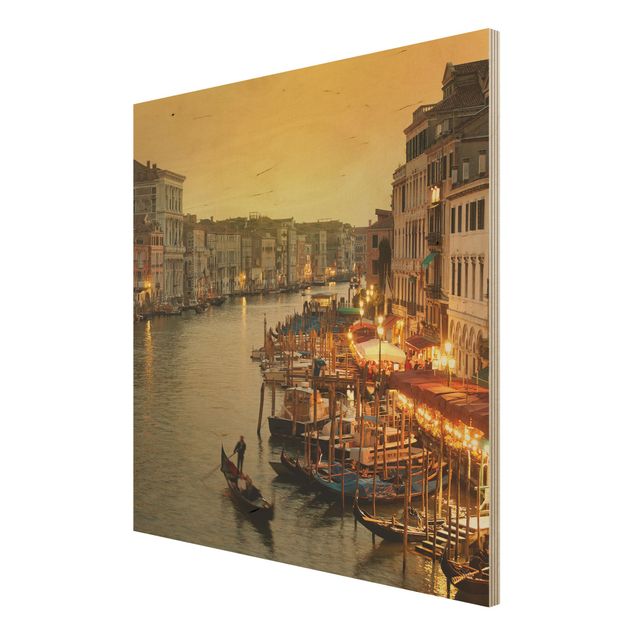 Obrazy na drewnie Wielki Kanał Wenecki