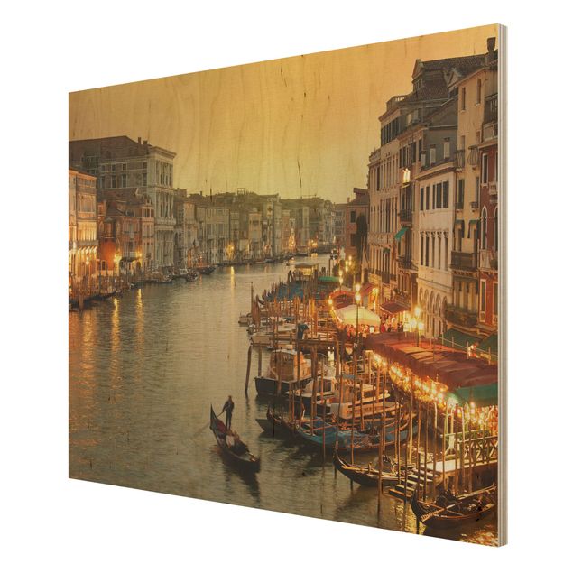 Obrazy na drewnie Wielki Kanał Wenecki