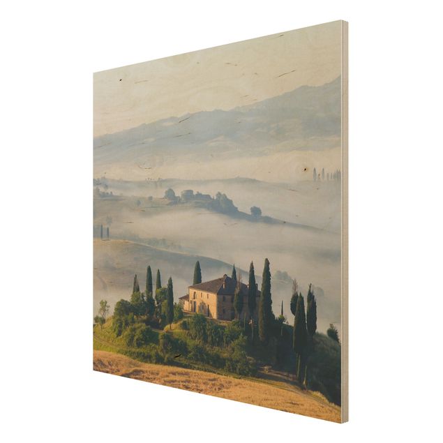 Obrazy drewniane Posiadłość wiejska w Toskanii