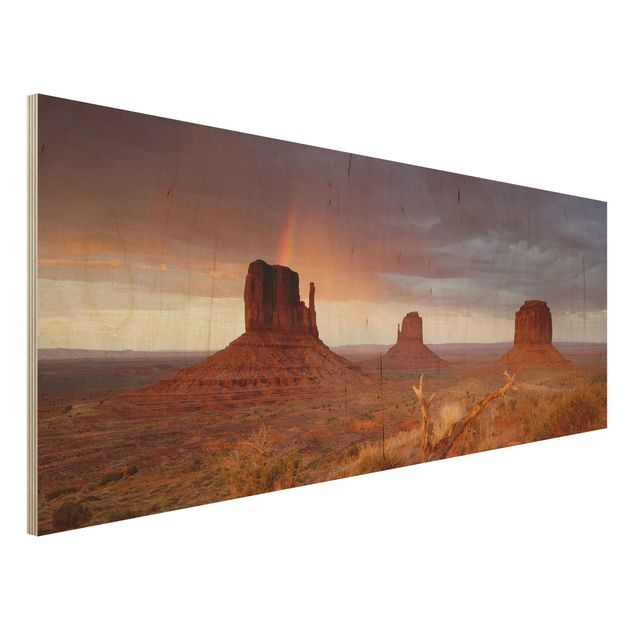 Dekoracja do kuchni Monument Valley o zachodzie słońca