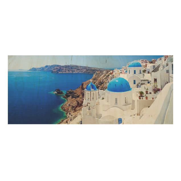 Obrazy na ścianę Widok na Santorini