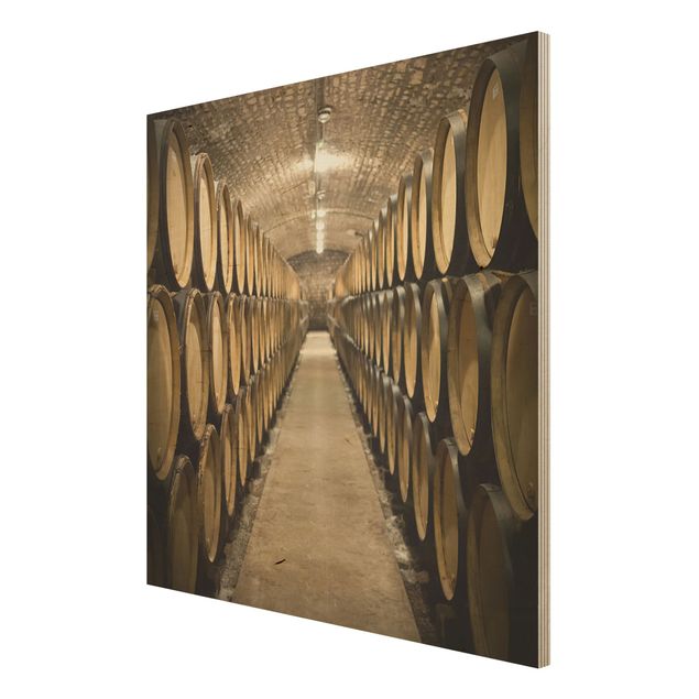 Obrazy z drewna Piwniczka na wino