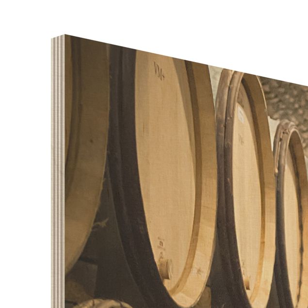 Obraz z drewna - Piwniczka na wino