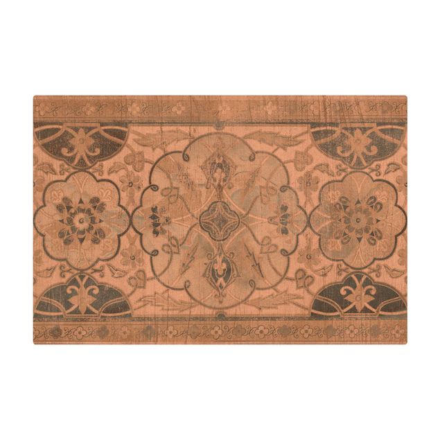 dywan do jadalni pod stół Panel drewniany Persian Vintage II