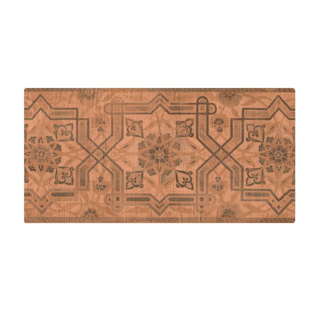 dywan do jadalni pod stół Panel drewniany Persian Vintage III