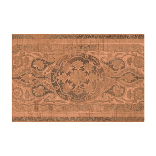 dywan do jadalni pod stół Panel drewniany Persian Vintage IV