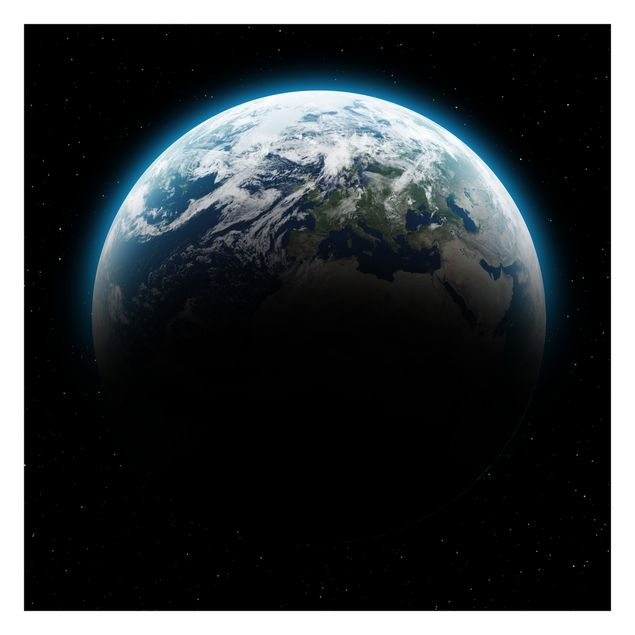 Fototapeta Świetlana planeta Ziemia