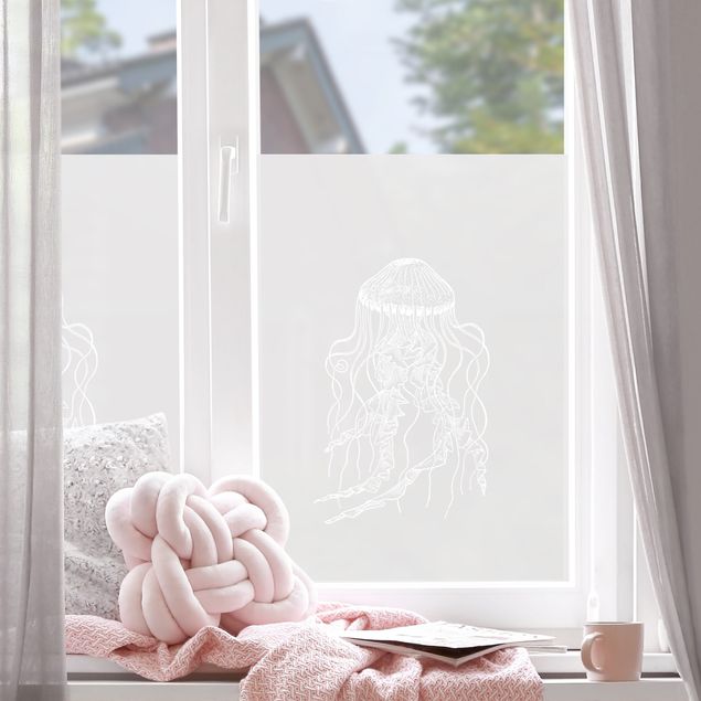 Folia samoprzylepna Illustration Jellyfish