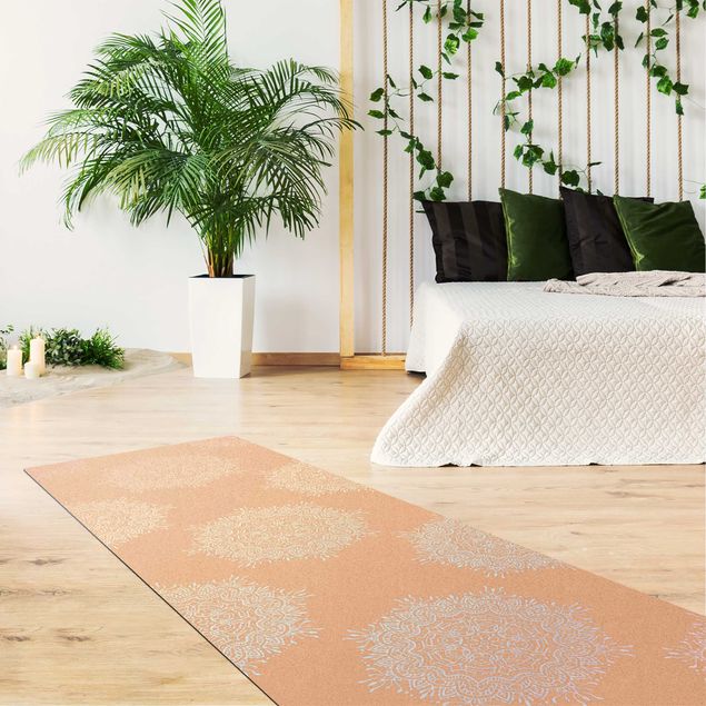 dywany nowoczesne Indyjska mandala pastelowa