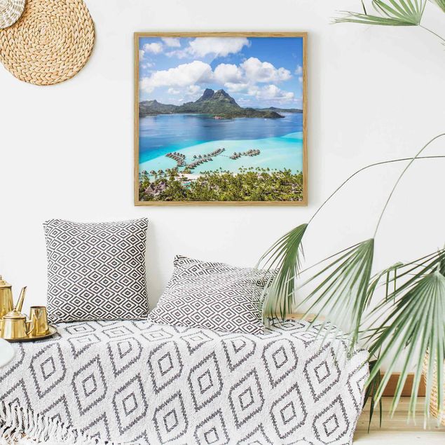 Obrazy w ramie plaża Raj na wyspie II