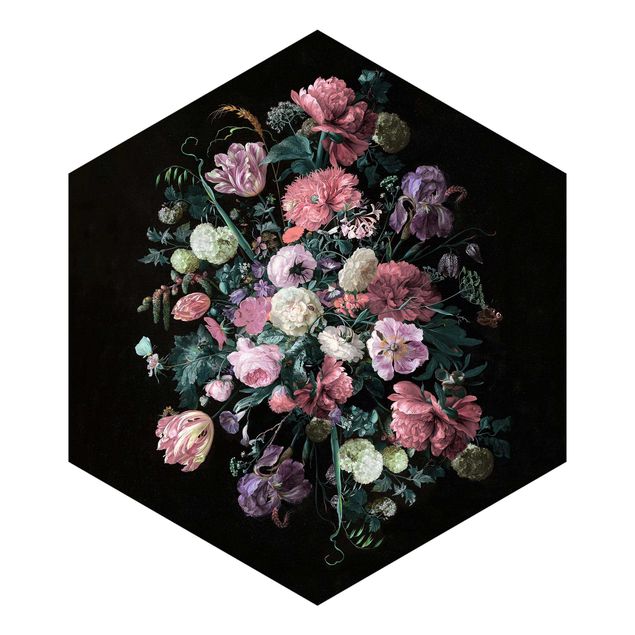 Reprodukcje obrazów Jan Davidsz de Heem - Bukiet ciemnych kwiatów