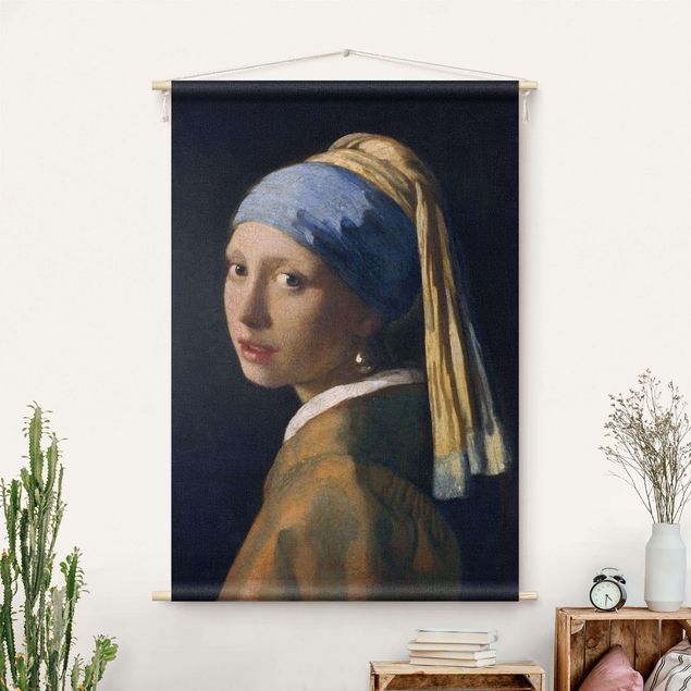 gobelin na ścianę nowoczesne Jan Vermeer Van Delft - Girl With A Pearl Earring