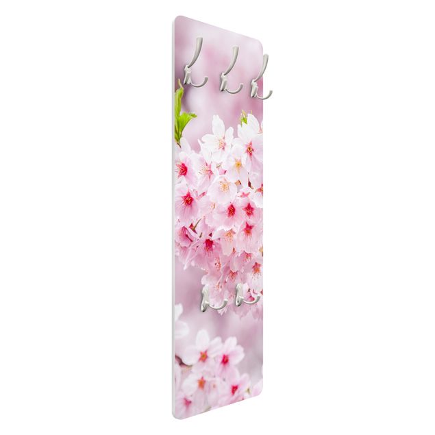 Wieszak ścienny - Japońskie kwiaty wiśni