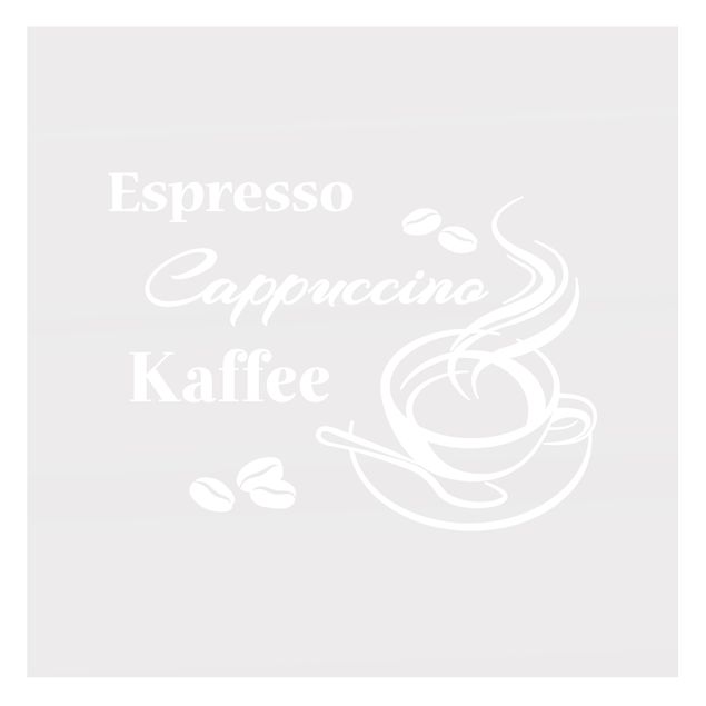 Folia na okna Coffee Break - Espresso Cappuccino Coffee II