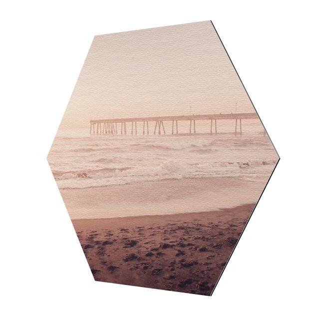 Plaża obraz Wybrzeże Półksiężyca w Kalifornii