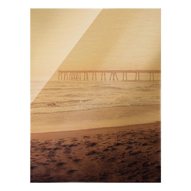 Obraz na szkle - Wybrzeże Półksiężyca w Kalifornii