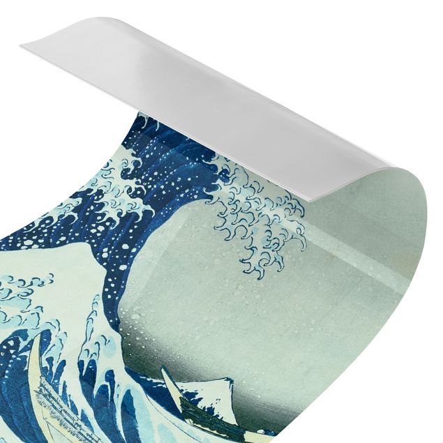 Tylna ścianka prysznicowa - Katsushika Hokusai - The Great Wave At Kanagawa