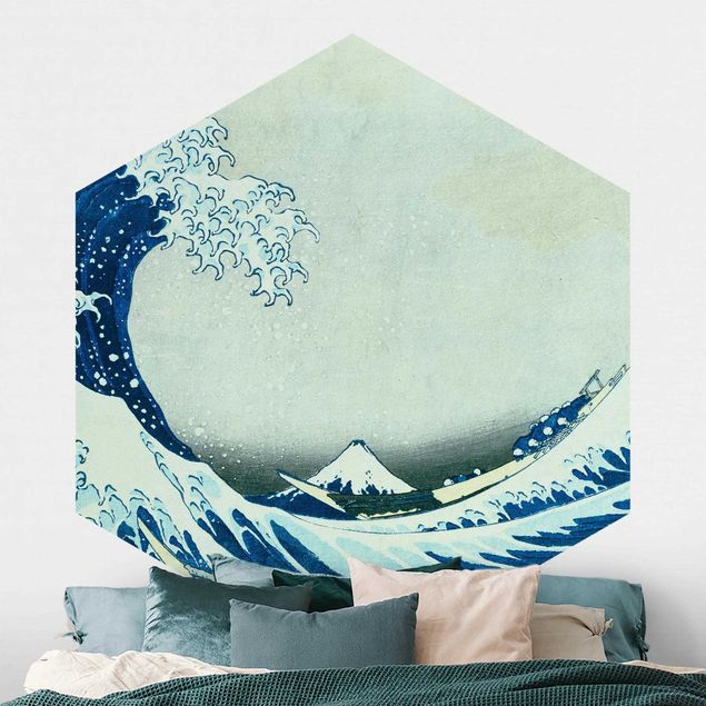 Dekoracja do kuchni Katsushika Hokusai - Wielka fala w Kanagawie