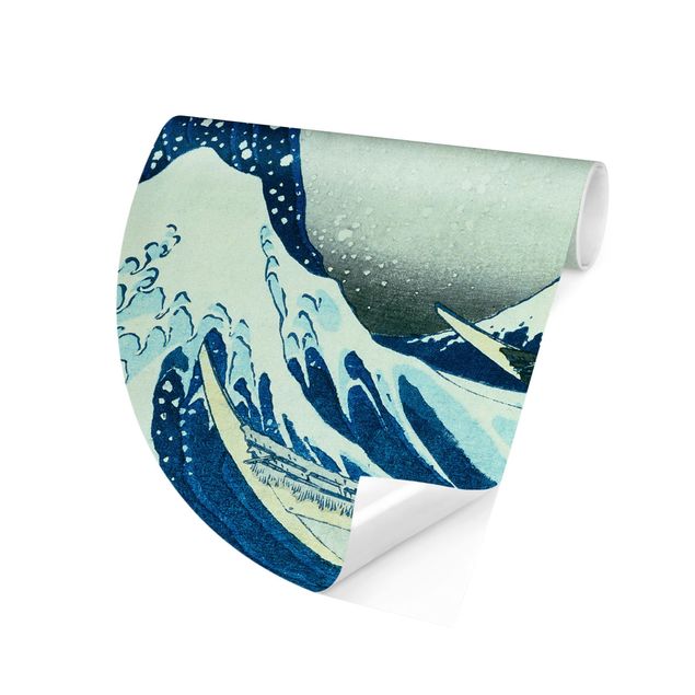Niebieskie tapety Katsushika Hokusai - Wielka fala w Kanagawie