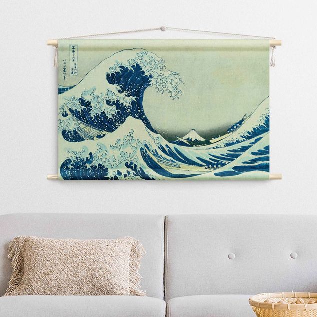 Obrazy nowoczesny Katsushika Hokusai - The Great Wave At Kanagawa