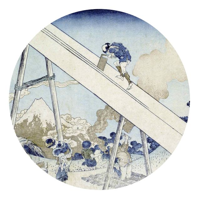 Fototapety 3d krajobrazy Katsushika Hokusai - W górach Totomi