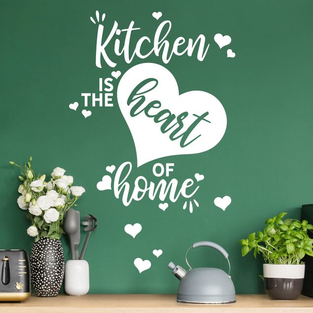 Naklejki na ścianę dom Kuchnia jest sercem domu