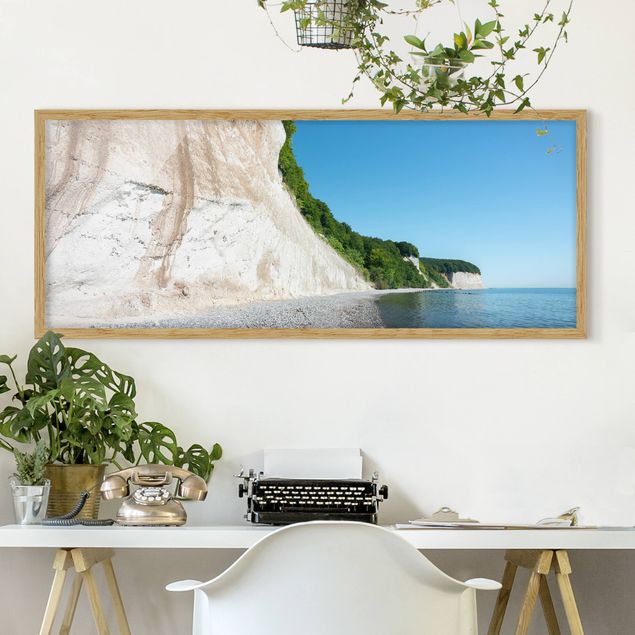 Obrazy w ramie krajobraz Klify kredowe na wyspie Rugii