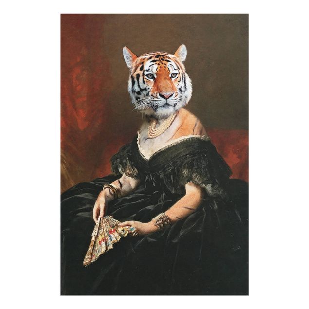 Obrazy vintage Lady Tiger