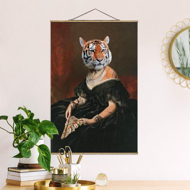 Obrazy do salonu Lady Tiger
