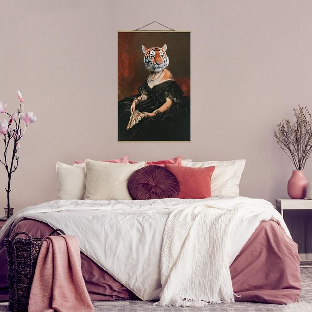 Obrazy portret Lady Tiger