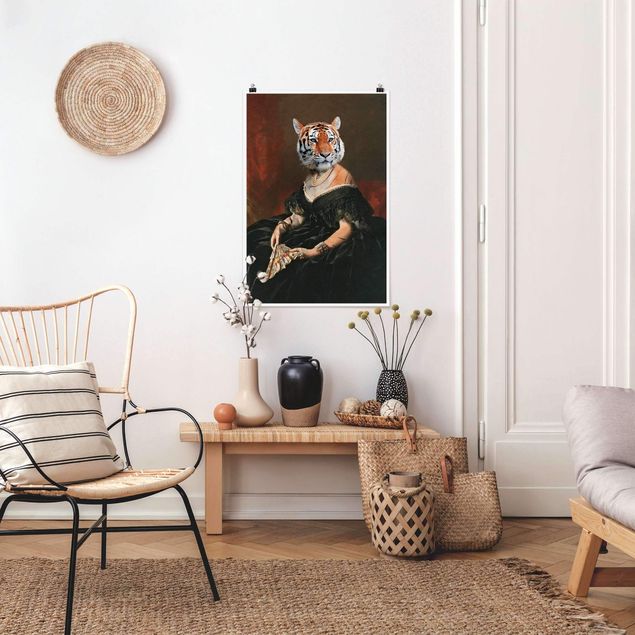 Obrazy portret Lady Tiger