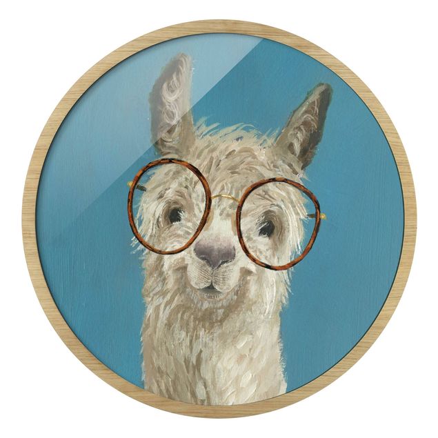 Nowoczesne obrazy Lama With Glasses I