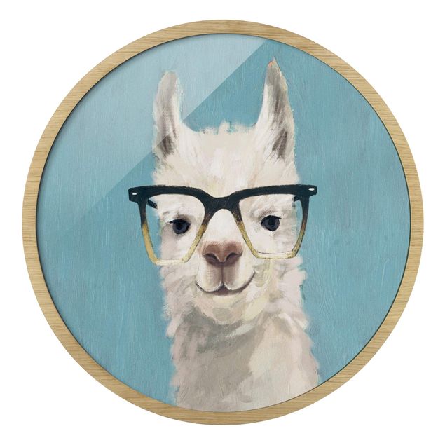 Obrazy nowoczesne Lama With Glasses IV