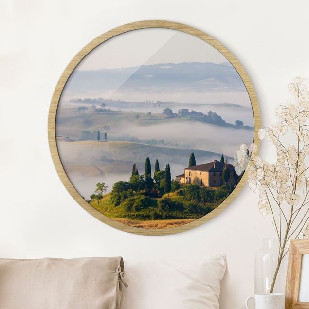 Obrazy w ramie krajobraz Country Estate In The Tuscany