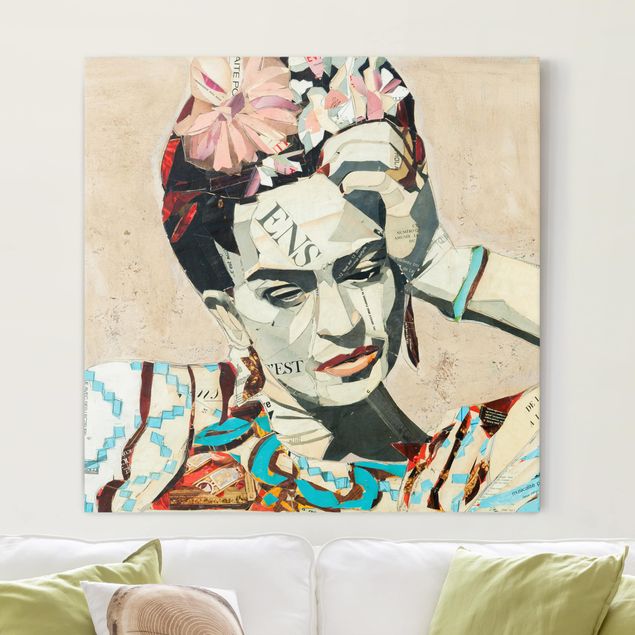 Obraz na płótnie - Frida Kahlo - Kolaż Nr 1