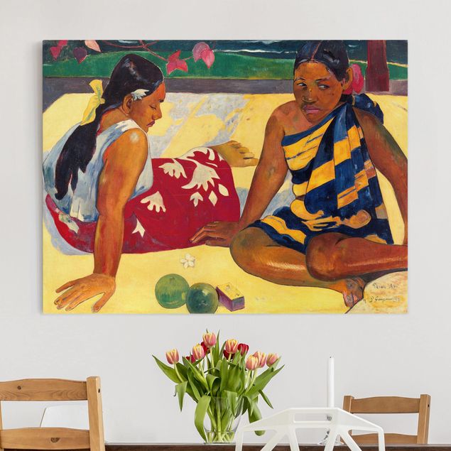 Obraz na płótnie - Paul Gauguin - Kobiety z Tahiti