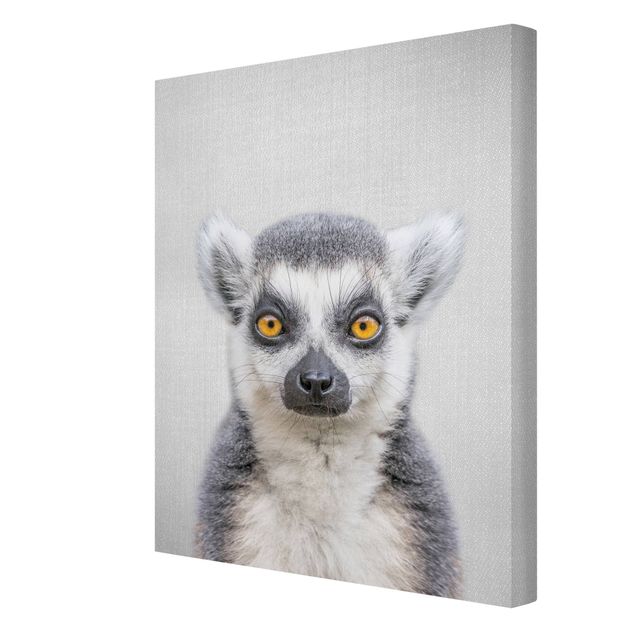 Czarno białe obrazki Lemur Ludwig